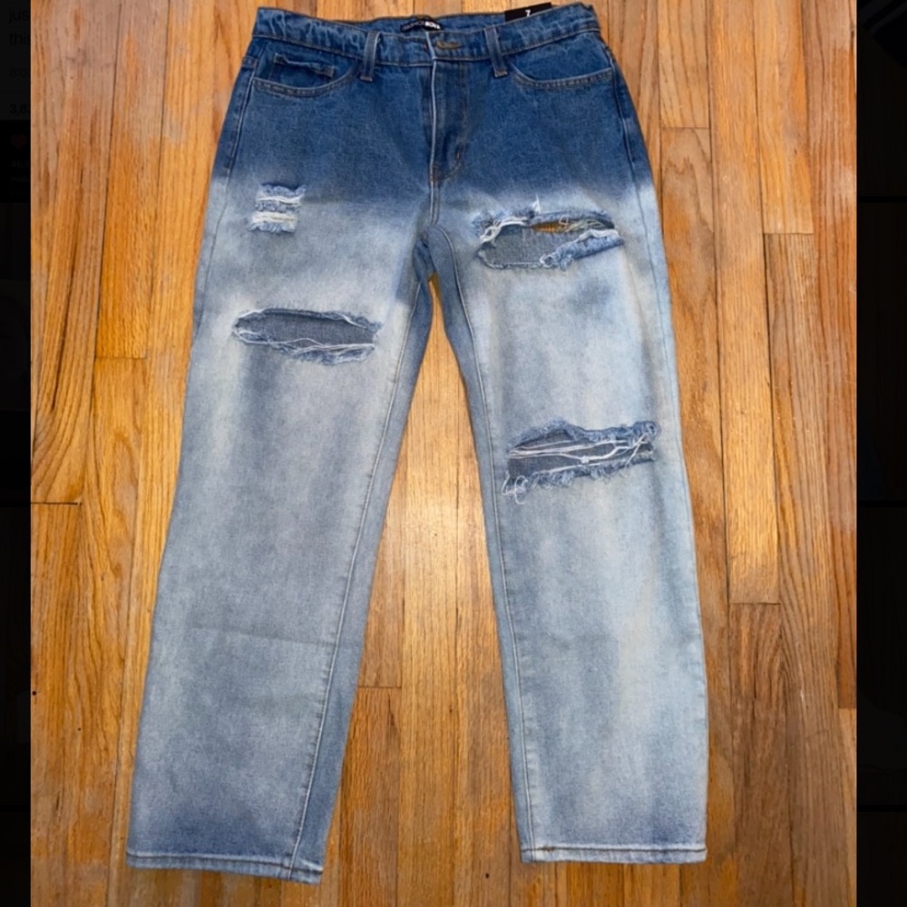 Two toned jeans